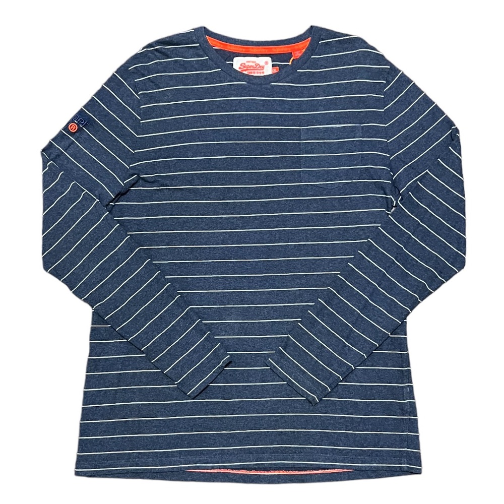Vintage Superdry Orange Label Long Sleeve Shirt